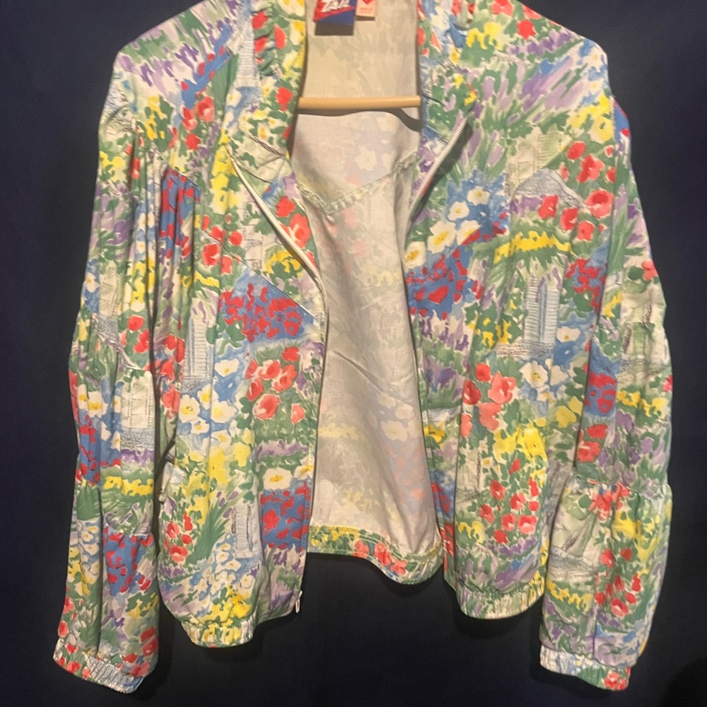 Colorful Floral Women's Jacket